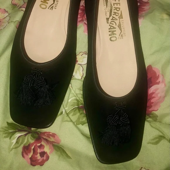 Salvatore Ferragamo Suede, Tasseled Shoes - Picture 3 of 11